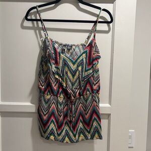 H&M Multicolor Chevron Tank Top